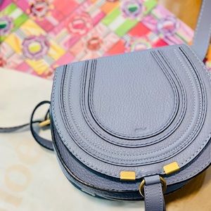 Chloe Mini Marcie bag (washed blue)